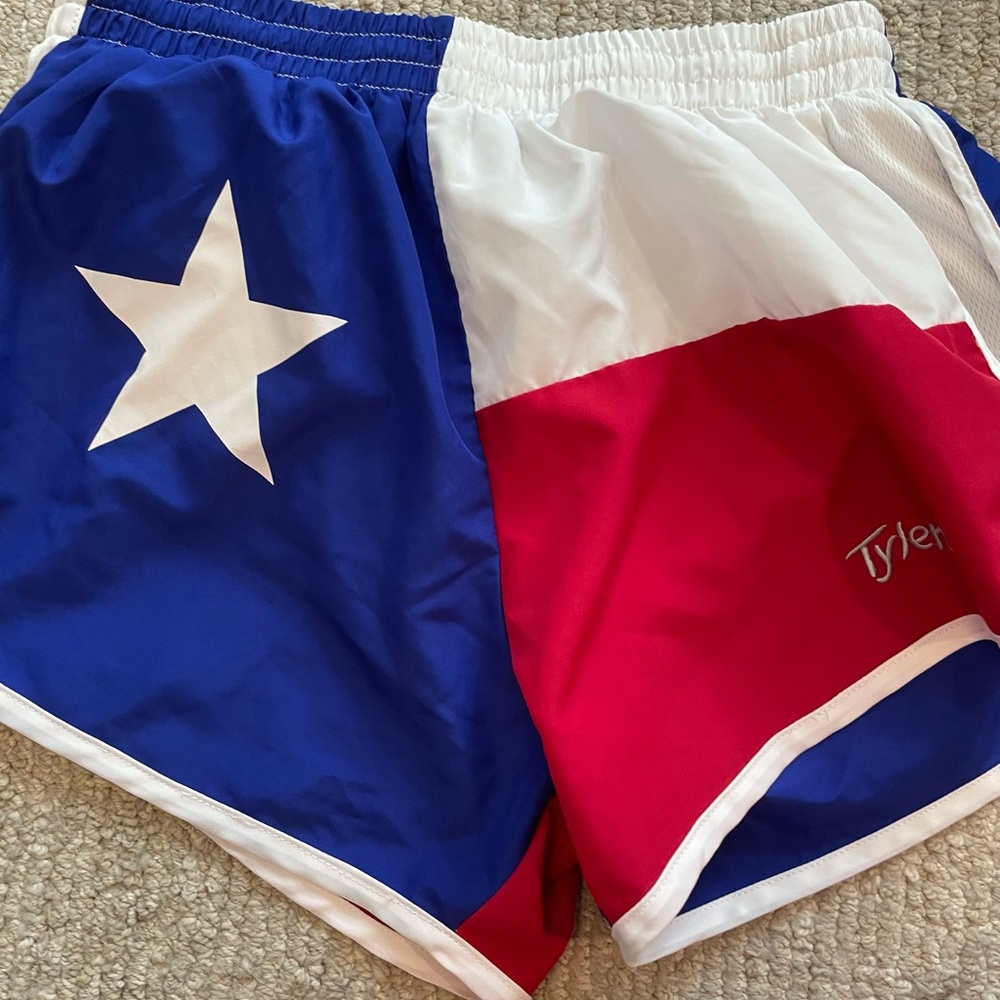 Tyler’s Texas Flag Shorts